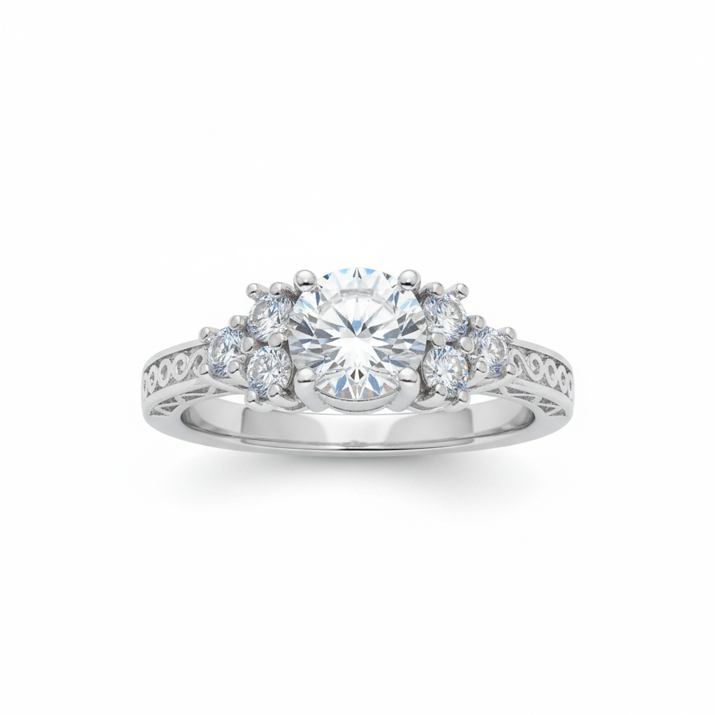 Vintage Cluster Ring